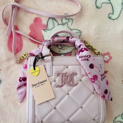 Juicy Couture Light Pink Holding The Line Mini Bag