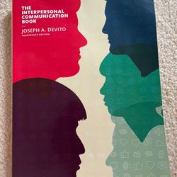 The Interpersonal Communication Book by Joseph A. DeVito (2015, Trade Paperback)