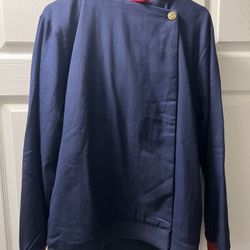Jujutsu Kaisen Tokyo High Denim Hoodie Jacket (NWOT)