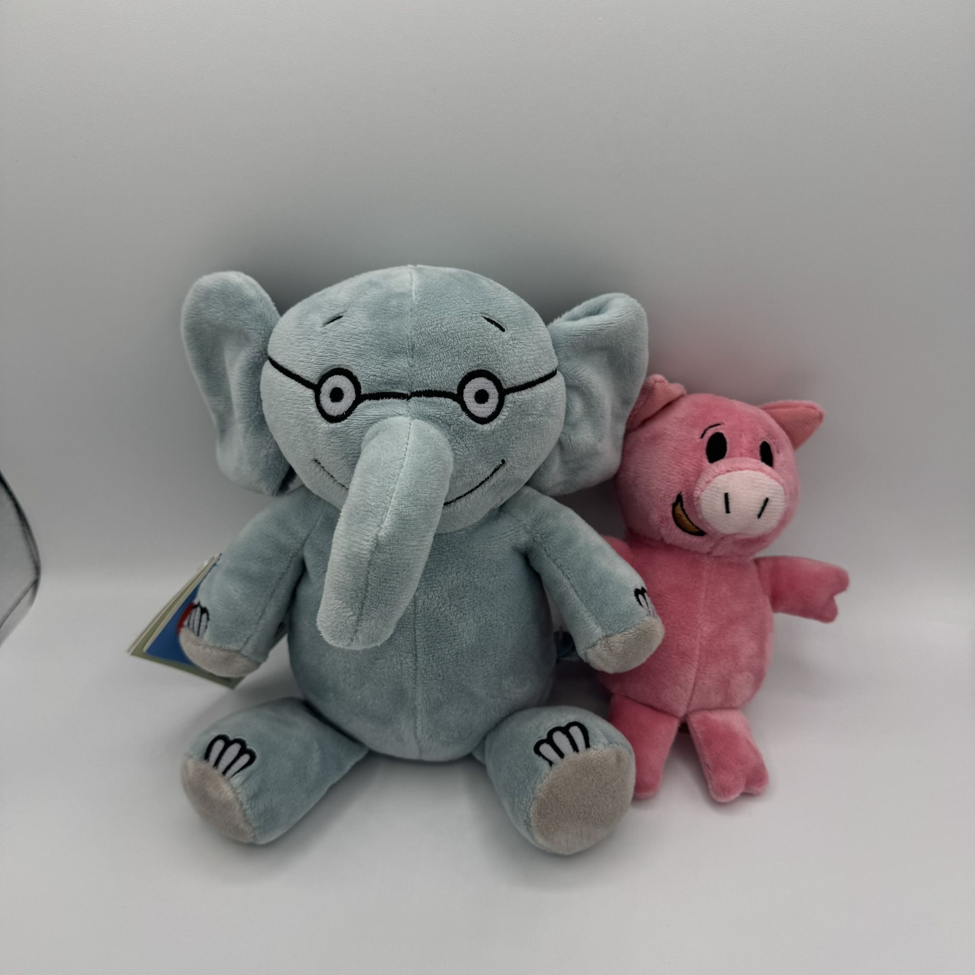Yottoy Mo Willems Gerald Elephant and Piggie Plush Stuffed Animals Set NWT