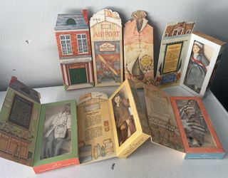 Vintage Retro Hallmark Famous Americans Series 1 1979 Collectible Dolls