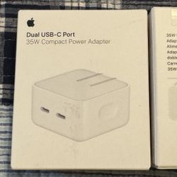 Apple Dual USB-C Compact 35W Adapter
