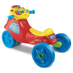 Toddler tricycle & push bulldozer