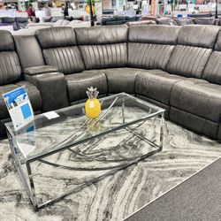 Beautiful Grey Reclining Sofa Sectional On Sale Now Only $1299 (Huge Saving)
