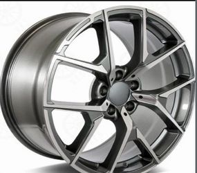 Mercedes 18” gunmetal new amg styie rims tires sets