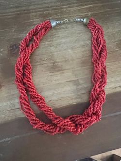 Vintage seed necklace
