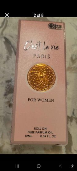 C'EST LA VIE Paris And Glam Girl .39 Oz ROLL ON CONCENTRATED Pure PERFUME Oil