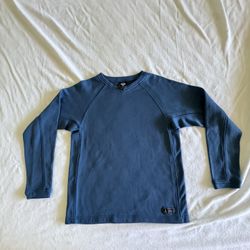 Vintage Prana Sweater Adult Medium Blue Long Sleeve Sweatshirt Casual Men's