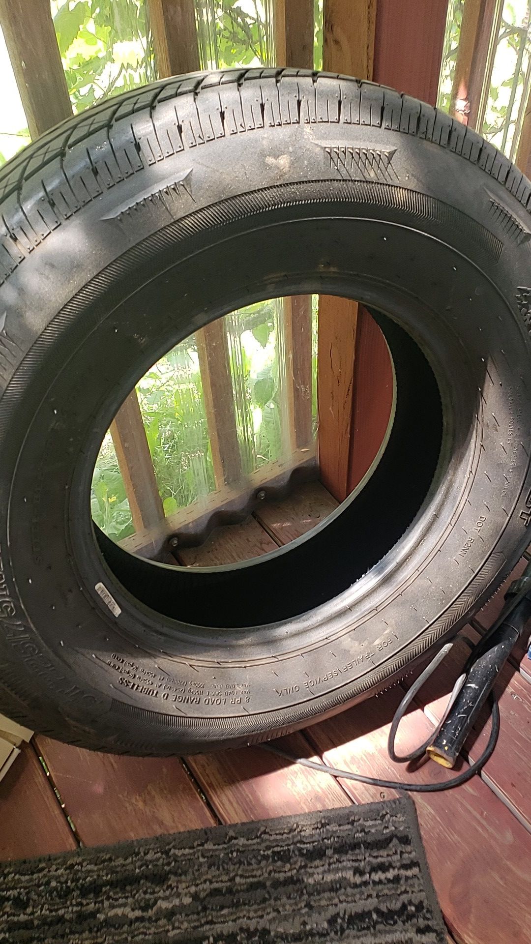 Trailer tire camper 225/75R15