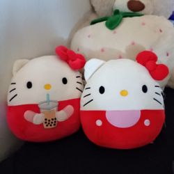 2 Original Hello Kitty Squishmallows