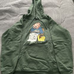 Used Market Making The Grade Bear Heavyweight Hoodie. Size Large