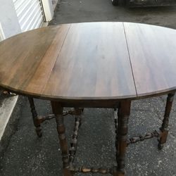 Drop Leaf Table Gorgeous Antique 