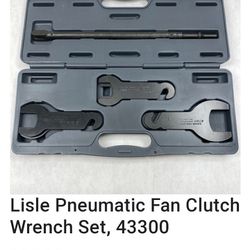 Lisle Pneumatic Fan Clutch Wrench Set, 43300

