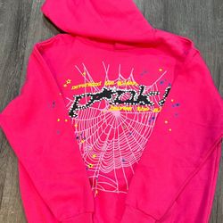 PINK Spider Hoodie 