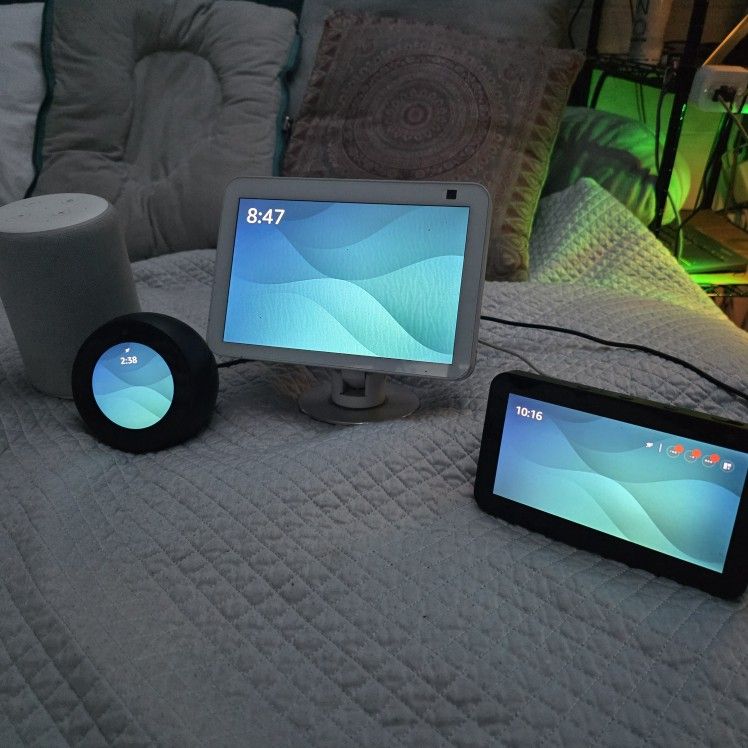 Alexa Echo Show 8, Echo Show 5, Echo Spot, Echo Plus