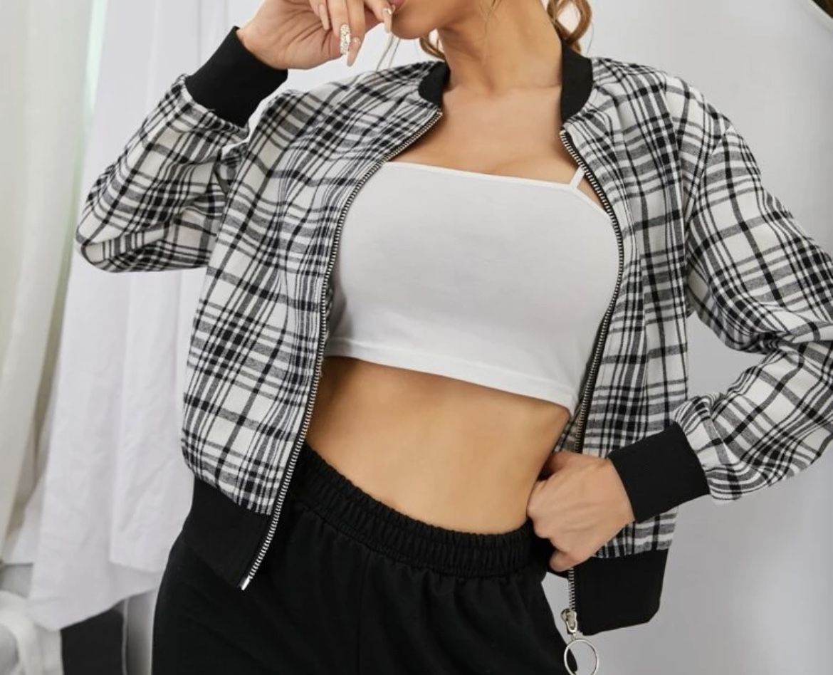 Plaid Light Jacket SizeM $8