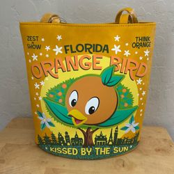 $80 NEW Loungefly Orange Bird Tote Bag Disney Parks/ Disney World Epcot Flower & Garden Festival