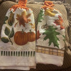 Handmade Fall Towels 