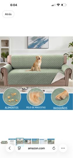 Quilted Sofa Cover Pet Protection Slipcover 3 seat