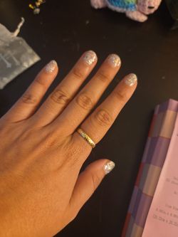 Freeform ring 10k size 6