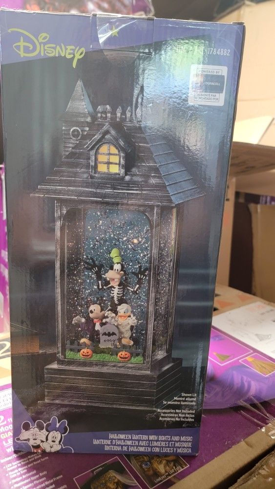 Mickey's halloween light up lantern indoor decor