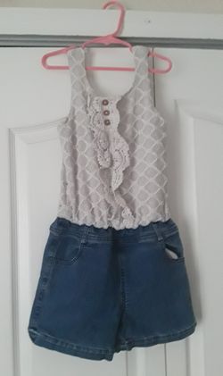 Girls shorts romper size 10