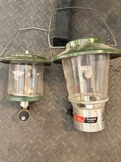 Two Coleman lanterns