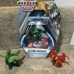 Bakugan Geogan Rising Falcron Ultra Action Figure Factory sealed lot of 3 