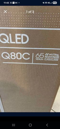 Samsung QLED Q80C 65' TV