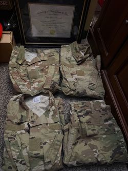 Military OCP Multicam Combat Uniforms Lot of 4