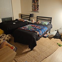 Two Twin Bed Frames