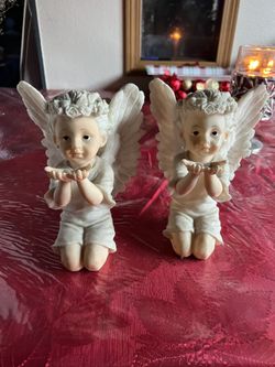 Set Of Porcelain Angels