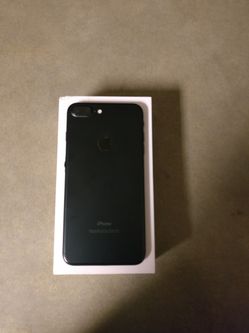 iPhone 7 plus 128gb matte black factory unlocked