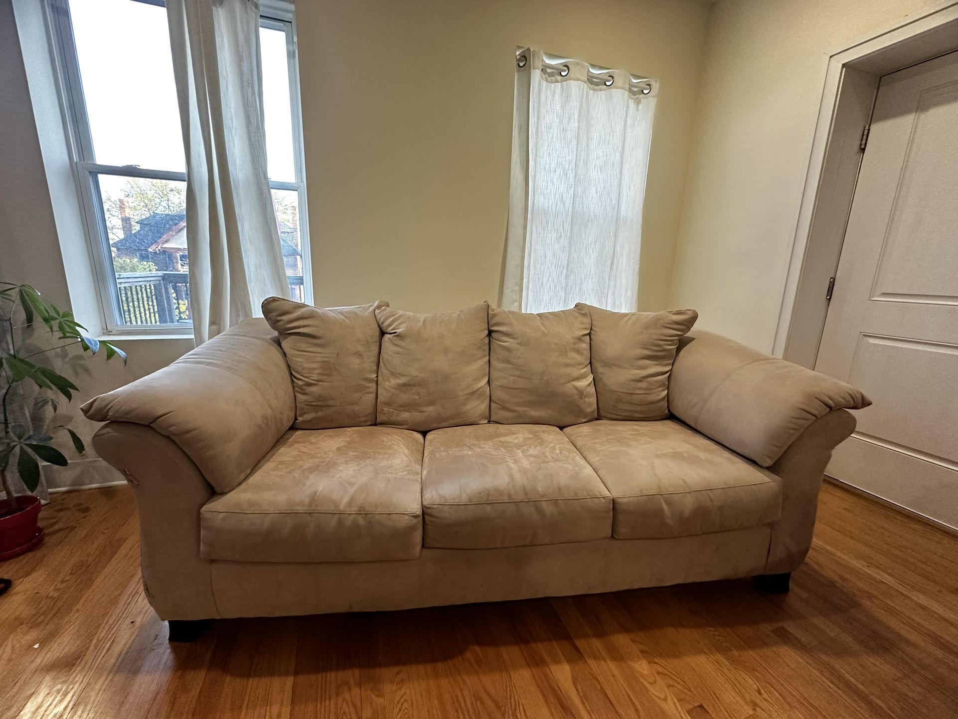 Beige Couch For Sale! 