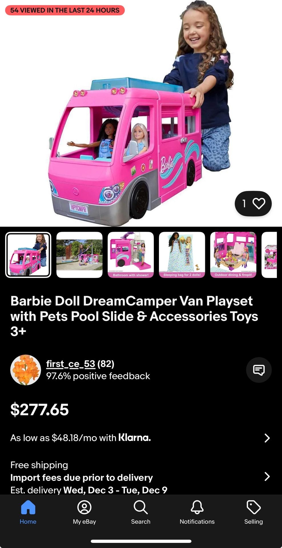 Barbie Doll Dream Camper