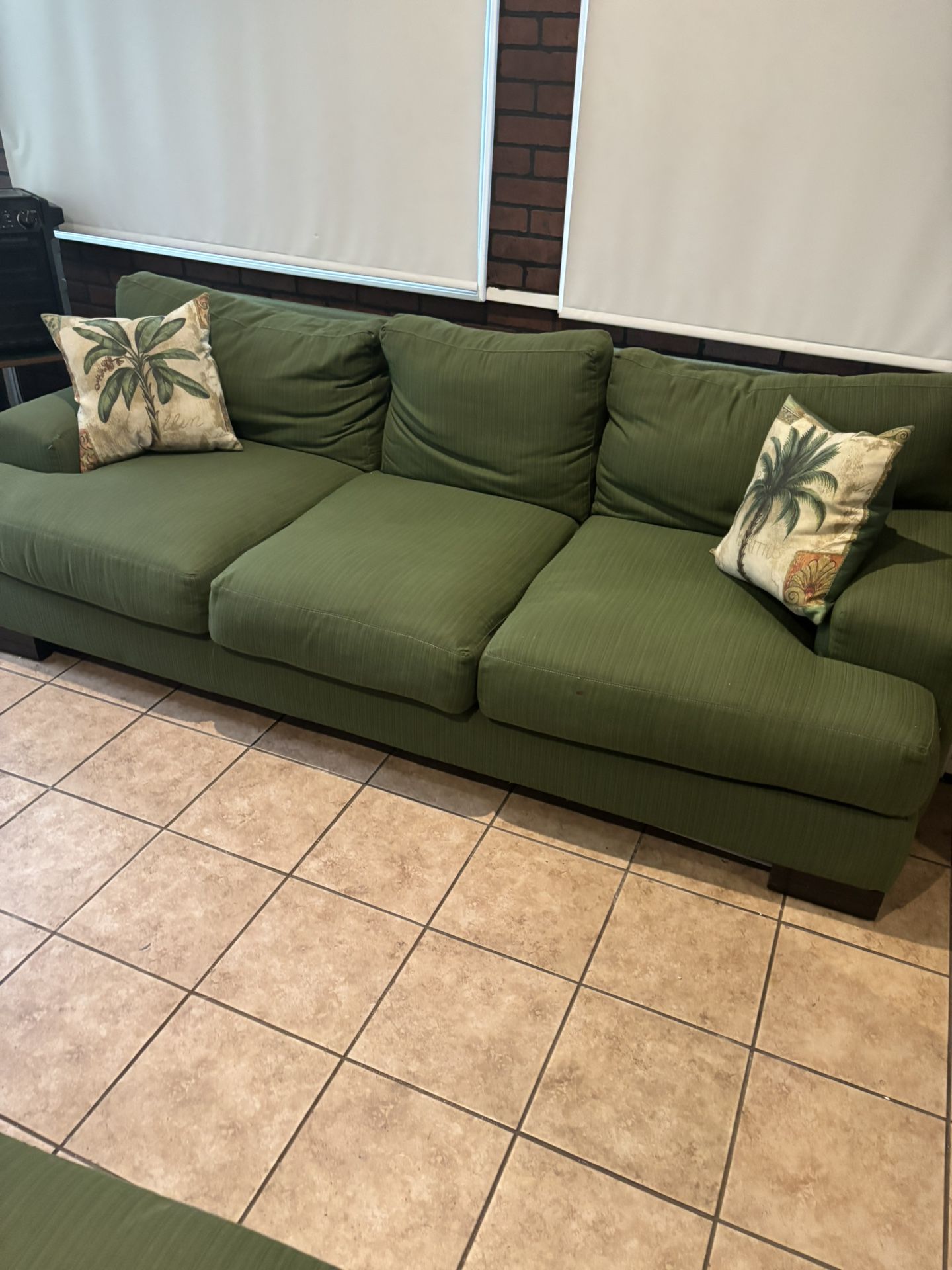 Sofa With A Chair And Ottoman