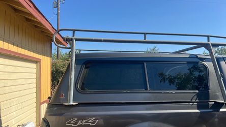Truck Rack with Leer Camper shell