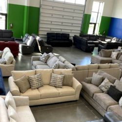 Sofa set & Couch Clearance event this week! Must Sell!