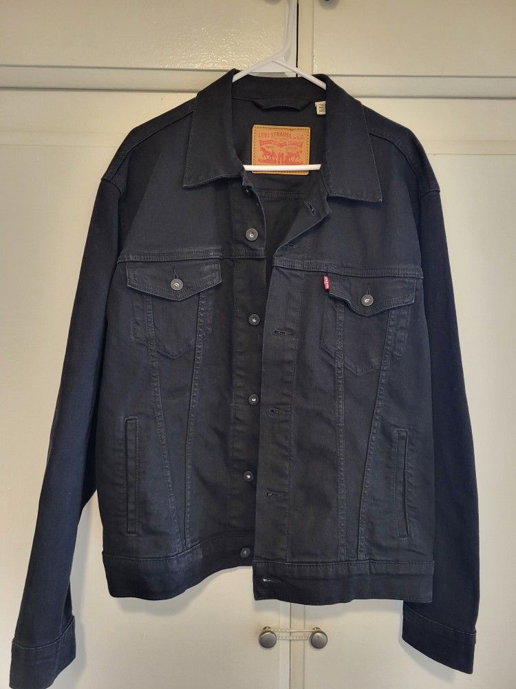 Men LEVIS BLACK DENIM JACKET