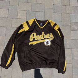 vintage padres windbreaker jacket