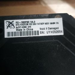 Xfx Radeon Rx 590 Fatboy 8gb Graphics Card