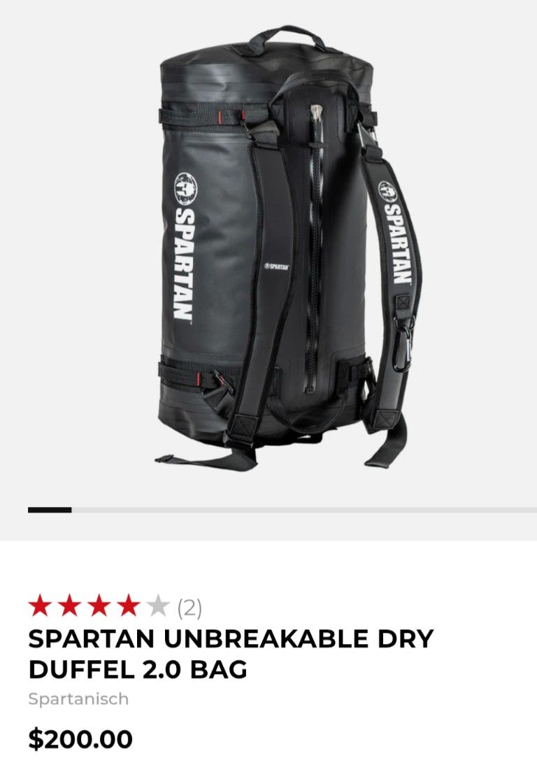 Spartan Tough Duffle Bag Backpack 