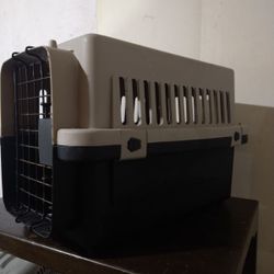 Pet Carrier/Cage. Big Enough For Cats. 13" W. 12" H. 22" D.