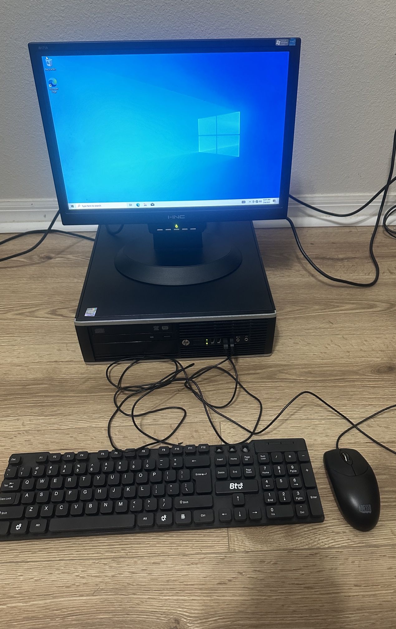 HP pc setup