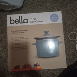 New Bella 1.5 Qt Slow Cooker – Compact Crockpot