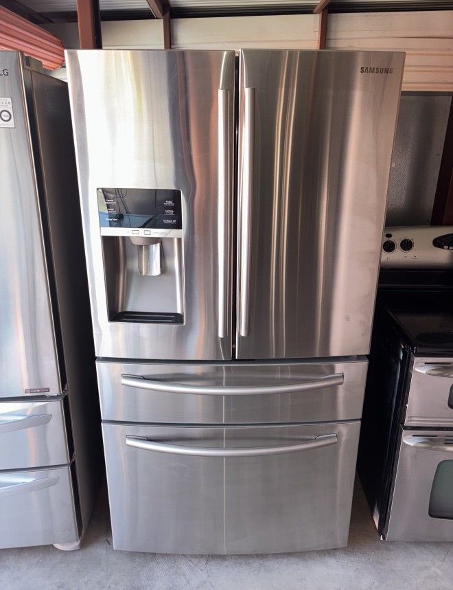 Samsung Stainless Steel Refrigerator And Freezer