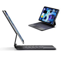 iPad 10th Gen Magnetic Keyboard Case Floating + Multi Trackpad 