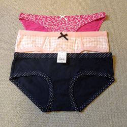NEW 3 Pair Ladies Size M Aeropostale/Aerie Panties
