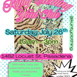 one day only yard sale pasadena !!!