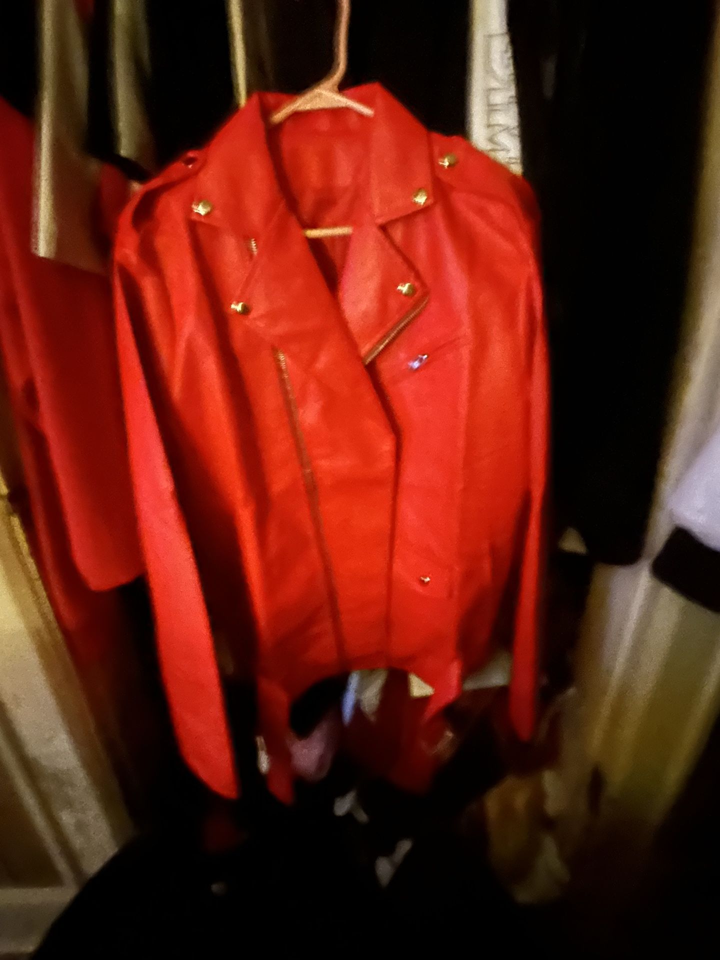 Biker Jacket (red)